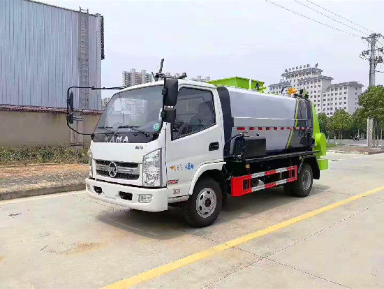 凱馬國六藍牌5方餐廚垃圾車